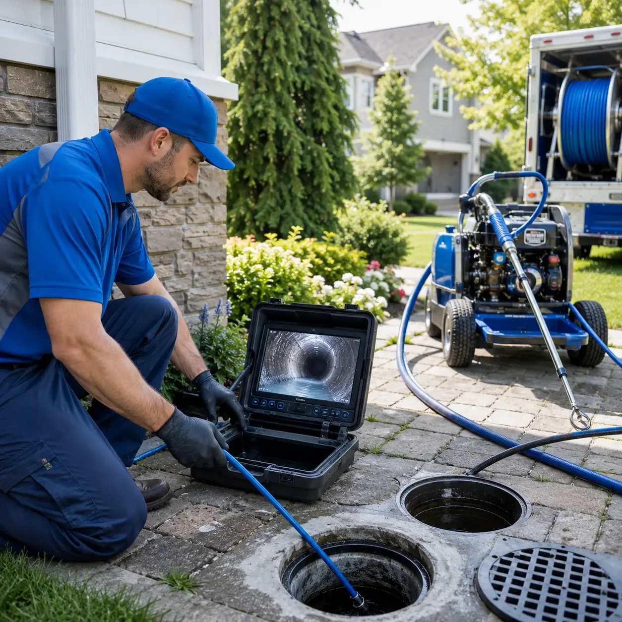 Outdoor drain cleaning professionals serving La Porte, TX