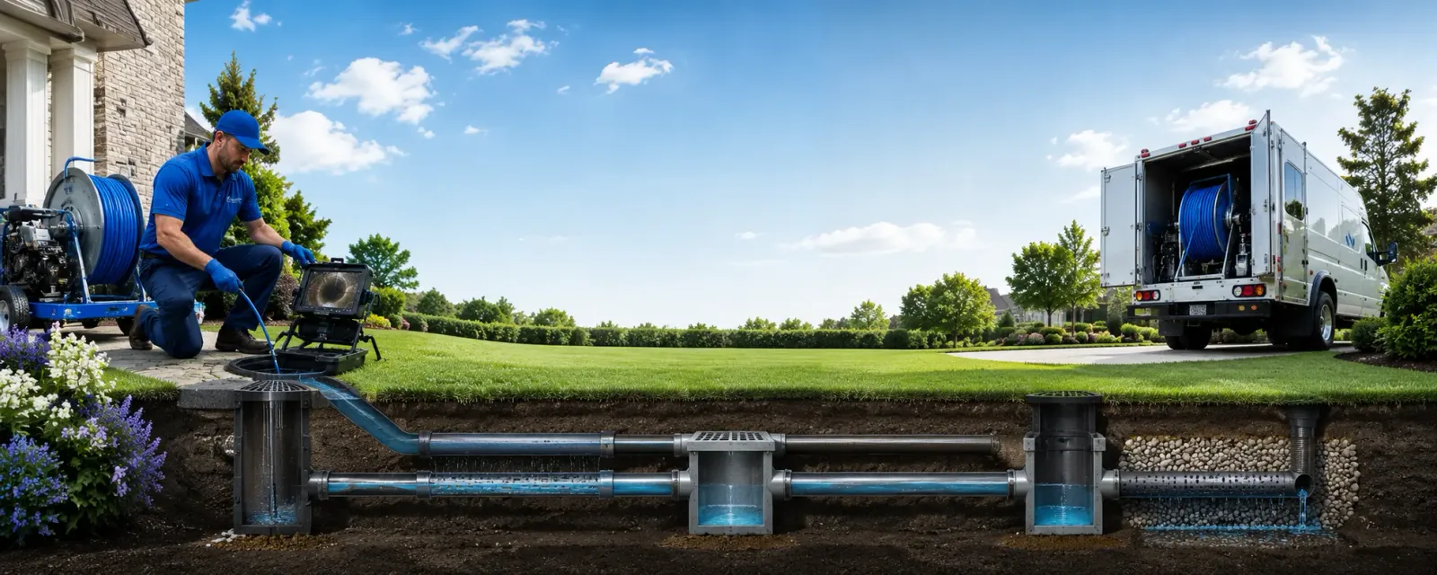 Outdoor drain cleaning information for La Porte, TX